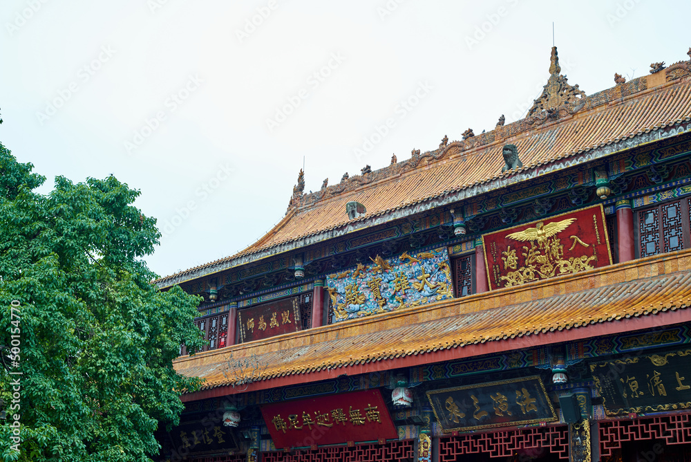 Chinese traditional Buddhist temple architecture