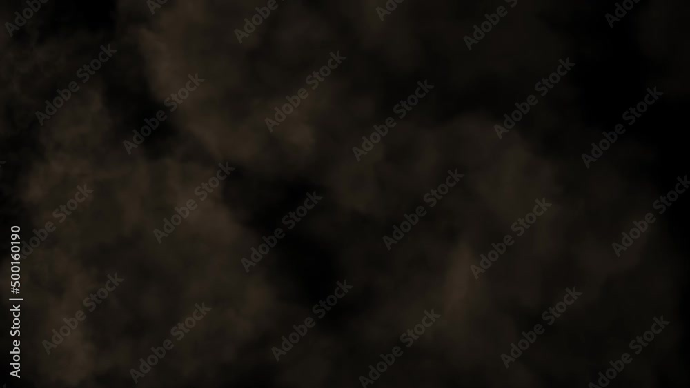 Sand storm motion graphics with night background