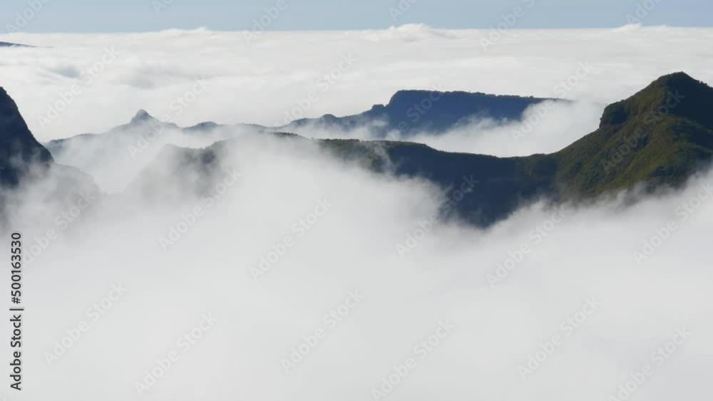 Time lapse clouds from above in Madeira Time lapse clouds from above in Madeira
