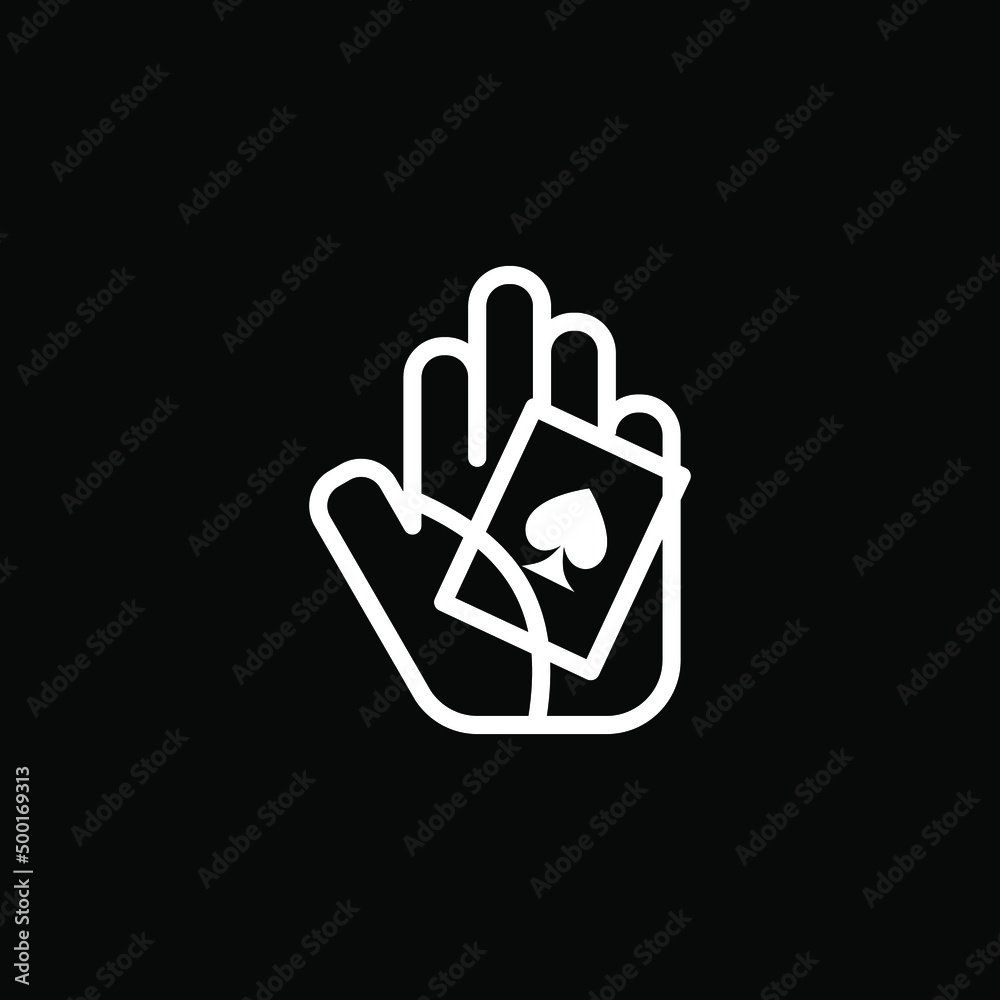 this hand illustration with playing cards depicts a card divination or magic this hand illustration with playing cards depicts a card divination or magic