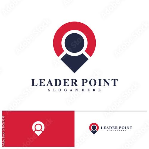People with Point logo design vector template, Creative People logo design concepts
