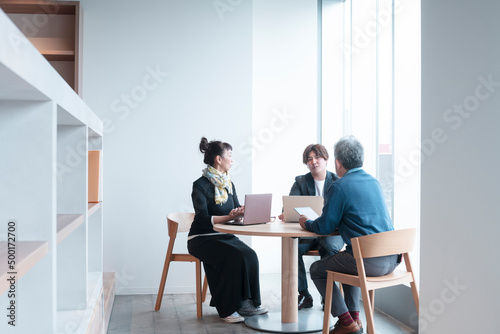 Men and Woman Having a Meeting