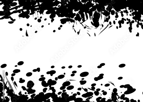 Black and white grainy grunge halftone vector background. Abstract pattern with random lines and dots.