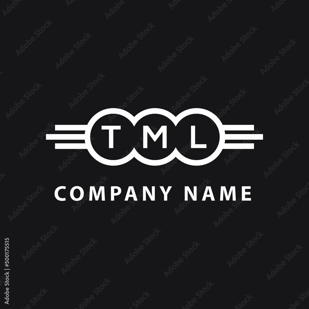 TML letter logo design on black background. TML creative initials letter logo concept. TML letter design. TML letter logo design on black background. TML creative initials letter logo concept. TML letter design.