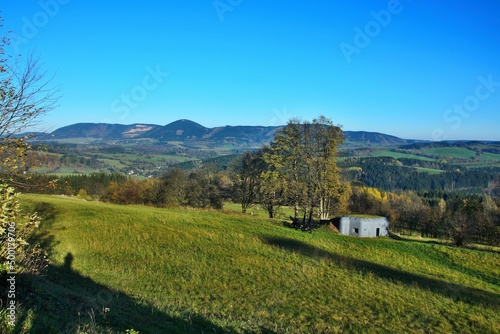 Czechia -view from the Stachelberg bunker of the Vrani Mountains