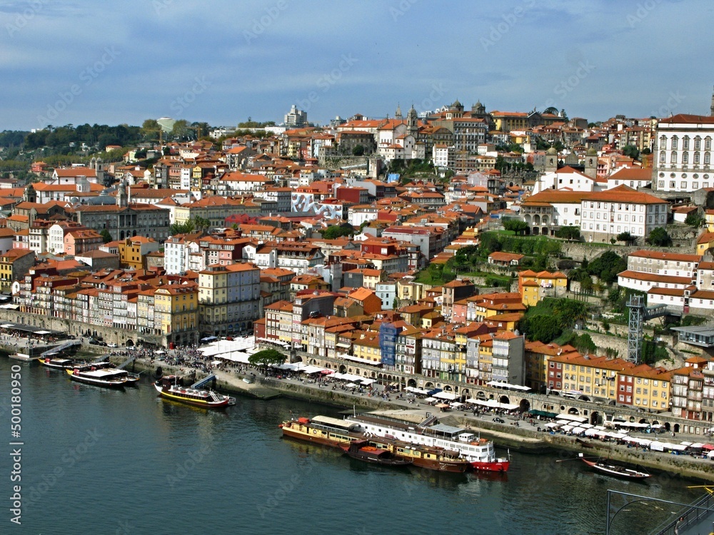 Porto panorama city view with Douro river - Portugal