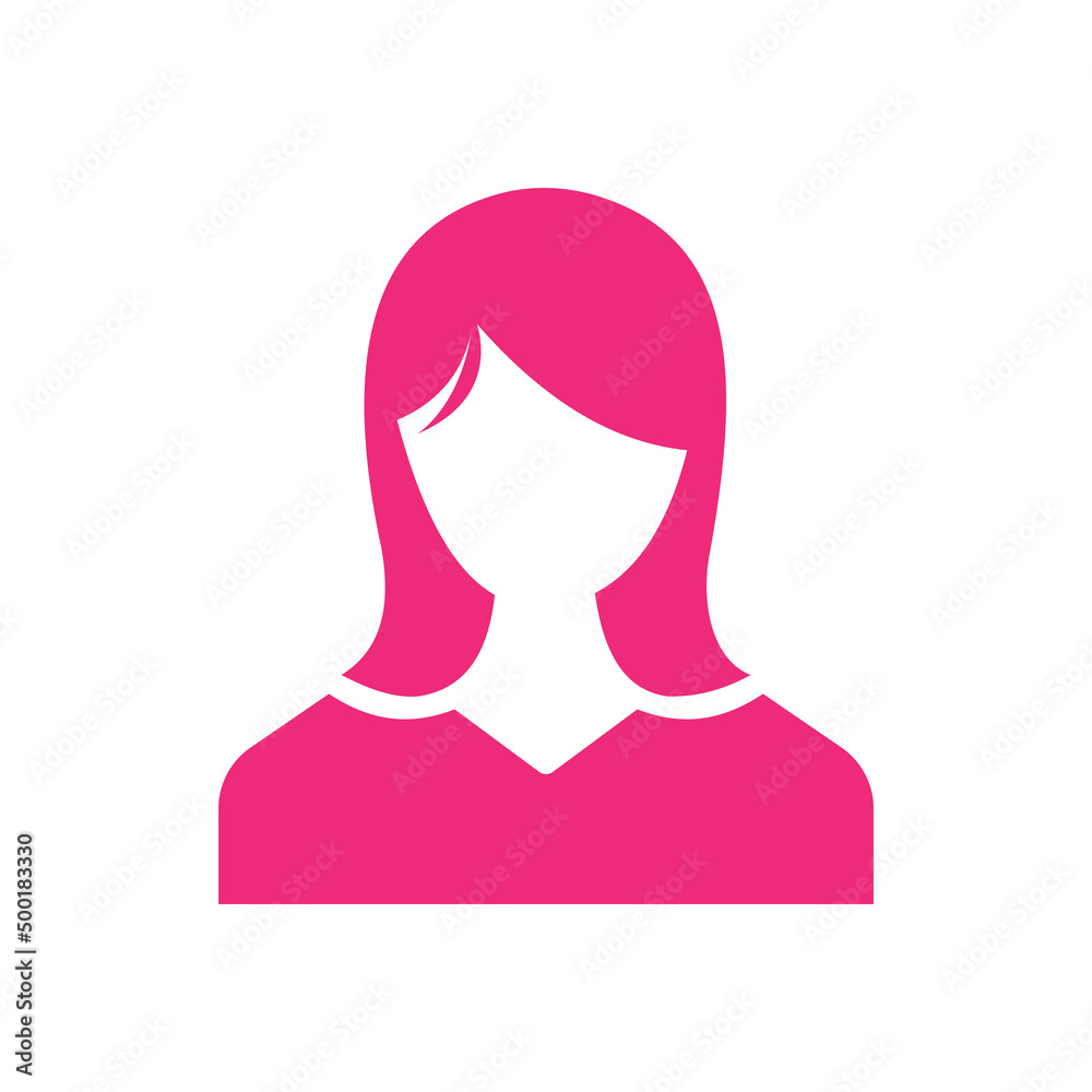 woman or female icon vector woman or female icon vector