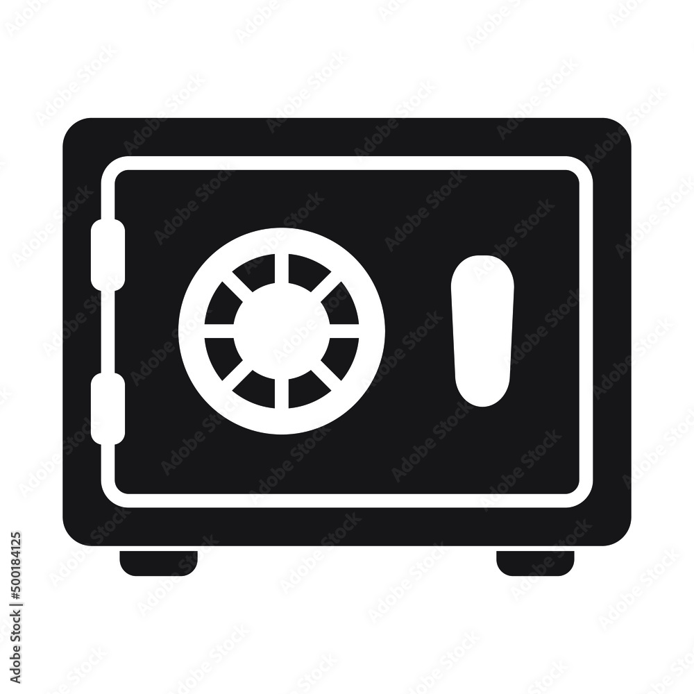 Safe icon, vector isolated illustration Safe icon, vector isolated illustration