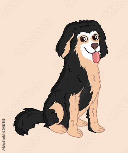 Bernese Mountain Dog vector