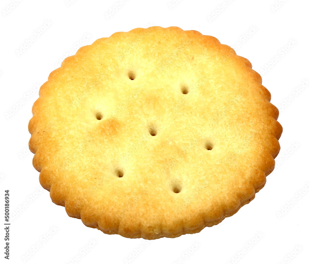 crispy cracker isolated on white background crispy cracker isolated on white background