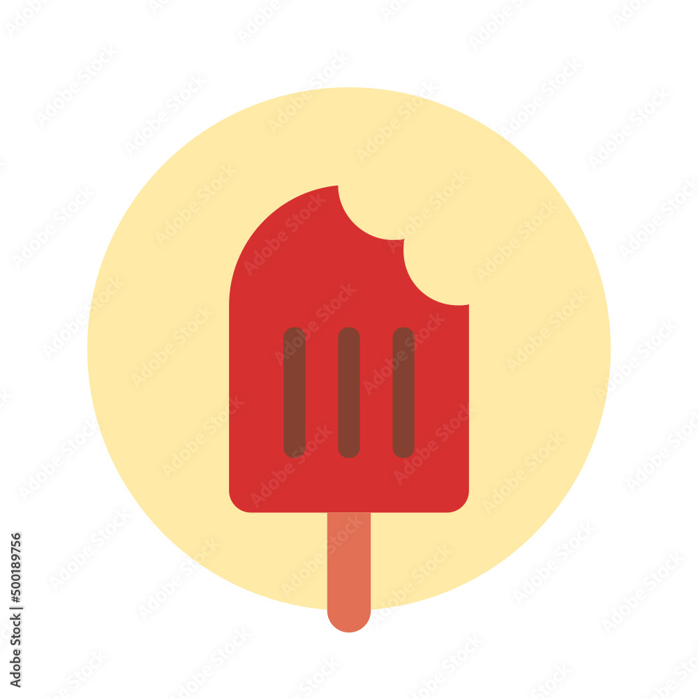 Icecream , Food and drink flat icon. Icecream , Food and drink flat icon.