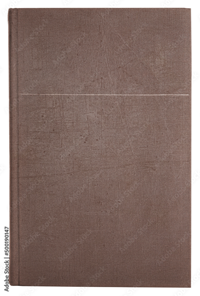 Old hardcover book isolated on white. Space for design Old hardcover book isolated on white. Space for design