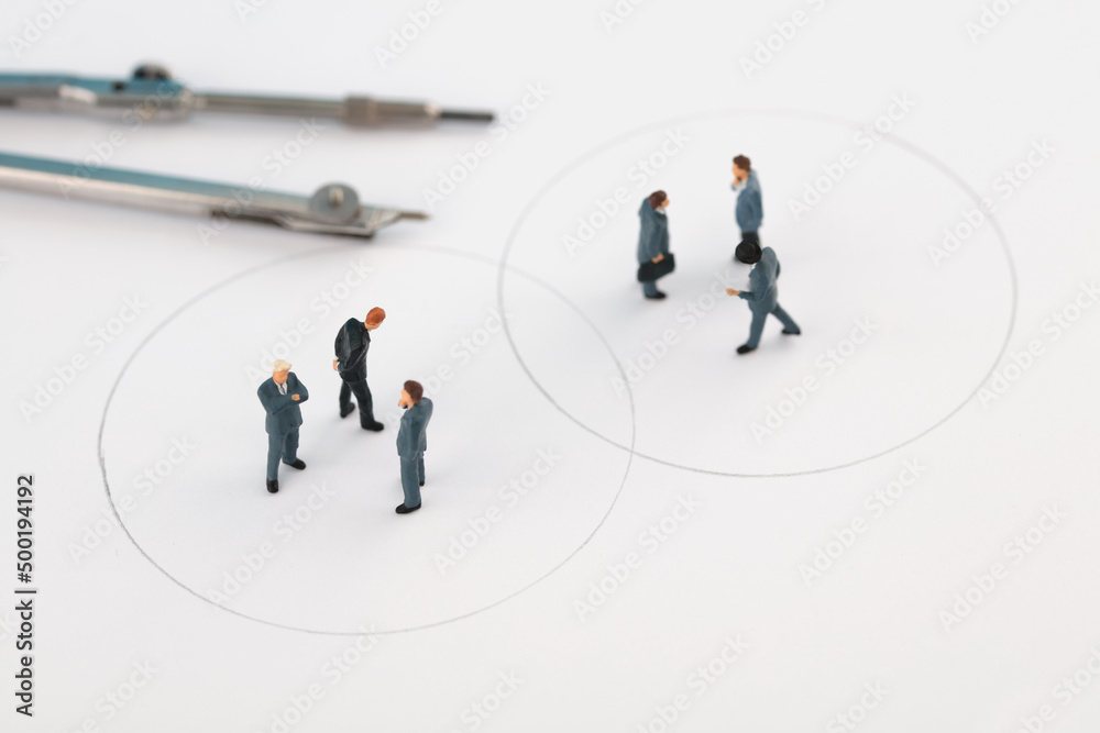 Miniature the network of contacts in the creative business world Miniature the network of contacts in the creative business world
