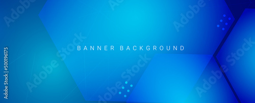 Abstract geometric modern stylish smooth dark banner background