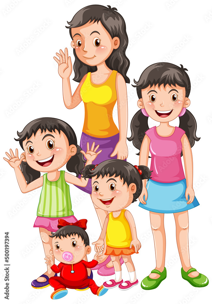 Different ages of girls Different ages of girls