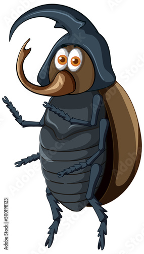 A beetle cartoon character