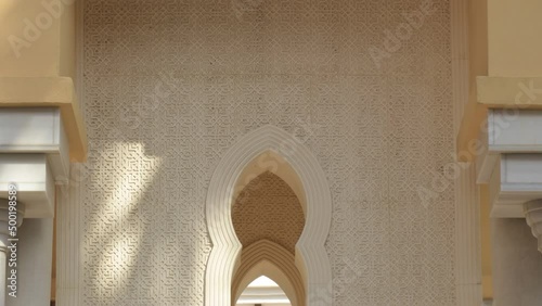 Arch of Nasrid Nazari style, Torrox, Malaga, Spain photo