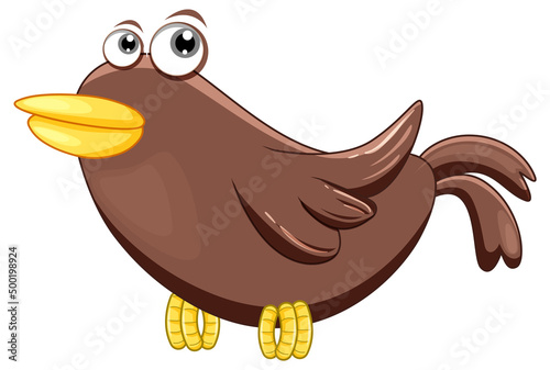 Bird with brown feathers