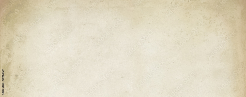 Old parchment paper. Banner texture