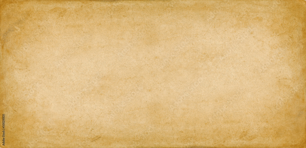 Obraz premium Old used paper texture. Horizontal banner