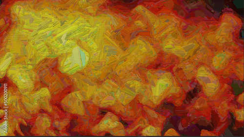 Abstract background art. 2d illustration image. Expressive handmade oil paint. Brush Strokes on canvas, Etc. Modern digital art. Multi-color backdrop. Contemporary. Expression. Popular style