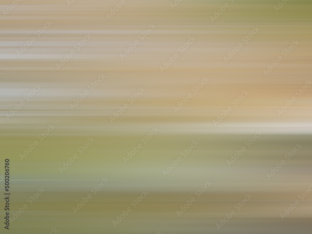 Blurred speed lines. Smooth brown, beige, green, white gradient. Defocused strips. Ground and grass concept. Multicolored background. Abstract design. Textured surface Blurred speed lines. Smooth brown, beige, green, white gradient. Defocused strips. Ground and grass concept. Multicolored background. Abstract design. Textured surface