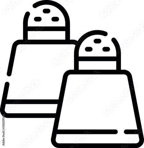 The salt and pepper sign is used to refer to a speckled appearance of tissue
