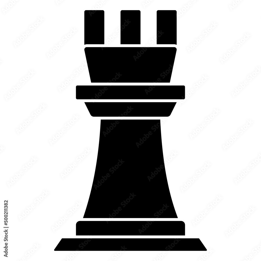 Perfect design icon of chess piece Perfect design icon of chess piece