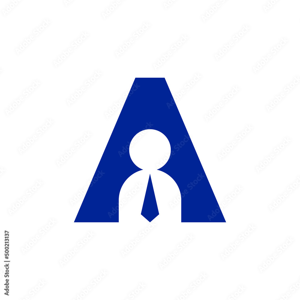 Letter A Human Logo can be use for icon, sign, logo and etc Letter A Human Logo can be use for icon, sign, logo and etc