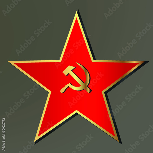 soviet union red star hammer and sickle symbol