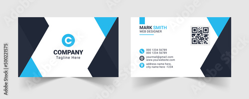 Corporate business card template, Modern business card design template, Clean professional business card template, visiting card, business card template.