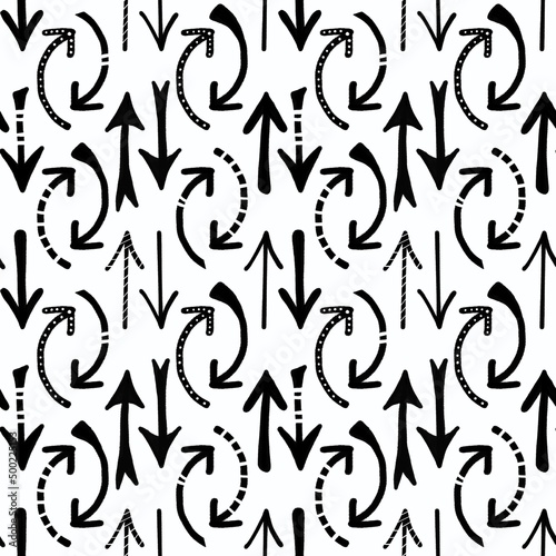 Seamless arrows pattern for fabrics and textiles and packaging and gifts and cards and linens and kids