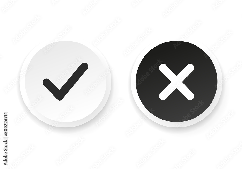 yes-or-no-icon-black-tick-symbol-and-white-cross-sign-in-circle