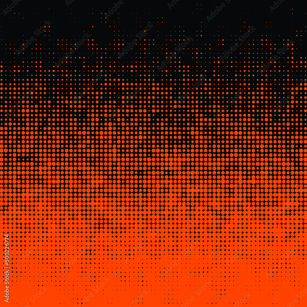 abstract black background and orange dot Stock Vector | Adobe Stock