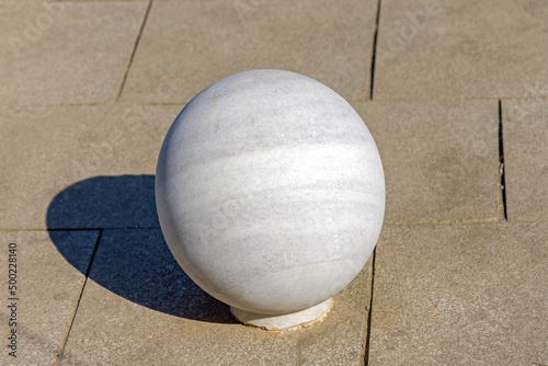Large White Marble