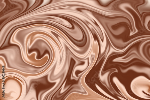 abstact painting brown motion circles background