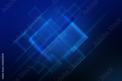 abstract tiles blue technology cyber background