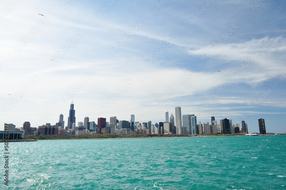 Fototapeta premium Buildings in Chicago,