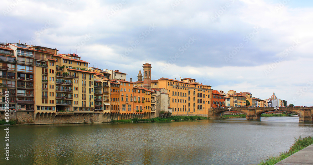 Bridge over Arno River in Florence, Italy	
