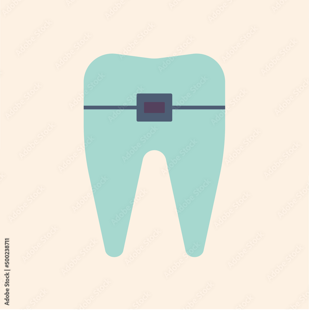 White tooth icon. Vector illustration. White tooth icon. Vector illustration.