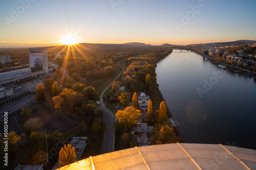 Blick vom Ufo in Bratislava