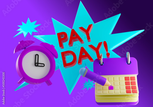 Pay day. Schedule of paymen...