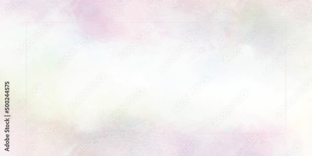 abstract watercolor background frame