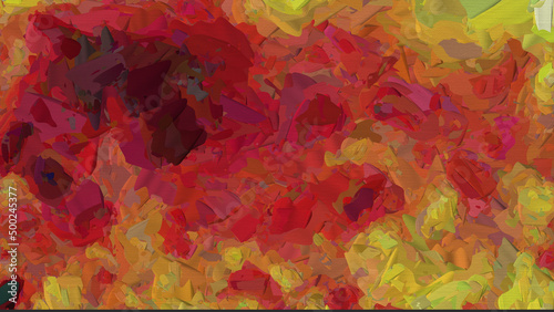 Abstract background art. 2d illustration image. Expressive handmade oil paint. Brush Strokes on canvas, Etc. Modern digital art. Multi-color backdrop. Contemporary. Expression. Popular style