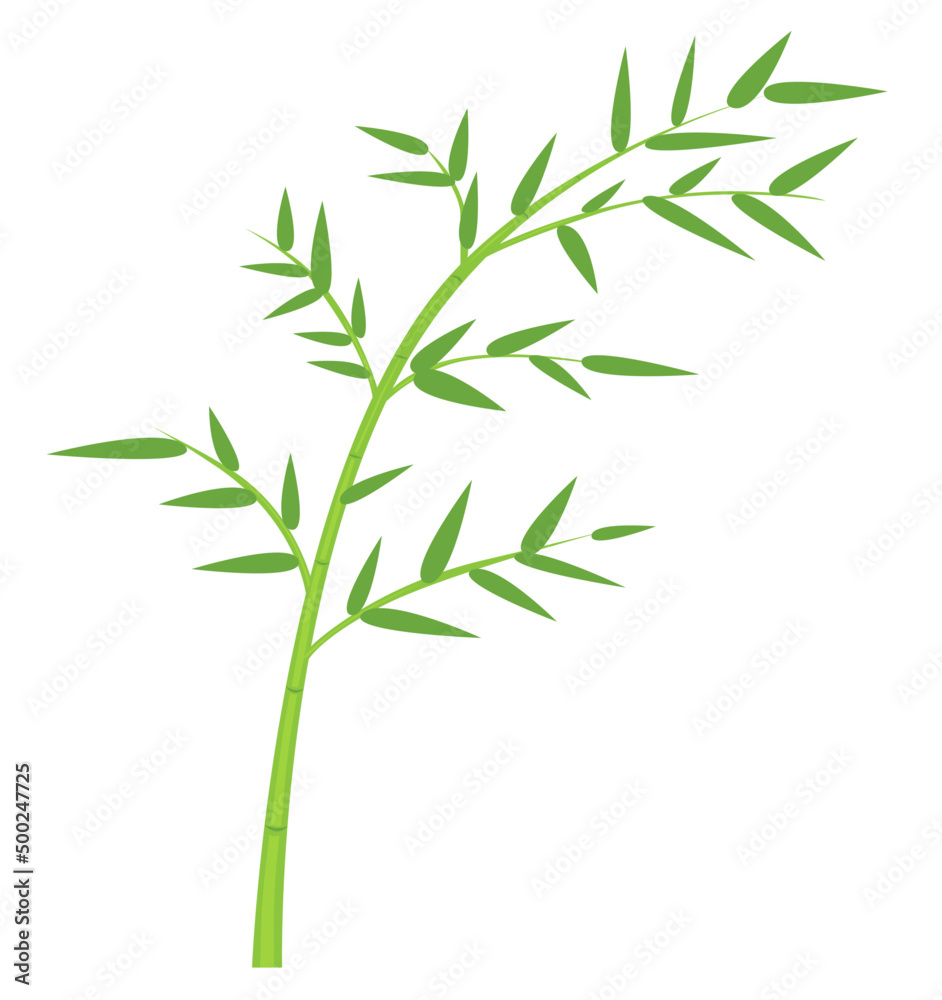 Fototapeta premium 笹のアイコンイラスト