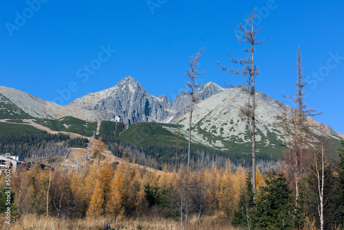 Fototapeta Naklejka Na Ścianę i Meble -  Vysoké Tatry, High Tatra Mountains - the mountain range and national park in Slovakia