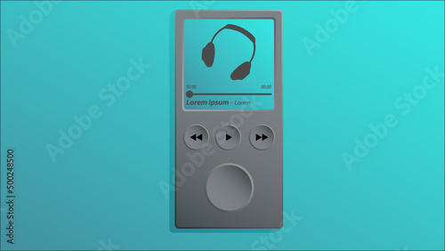 Mp3 player with display and controls