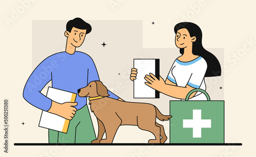 Veterinarians doctor concept