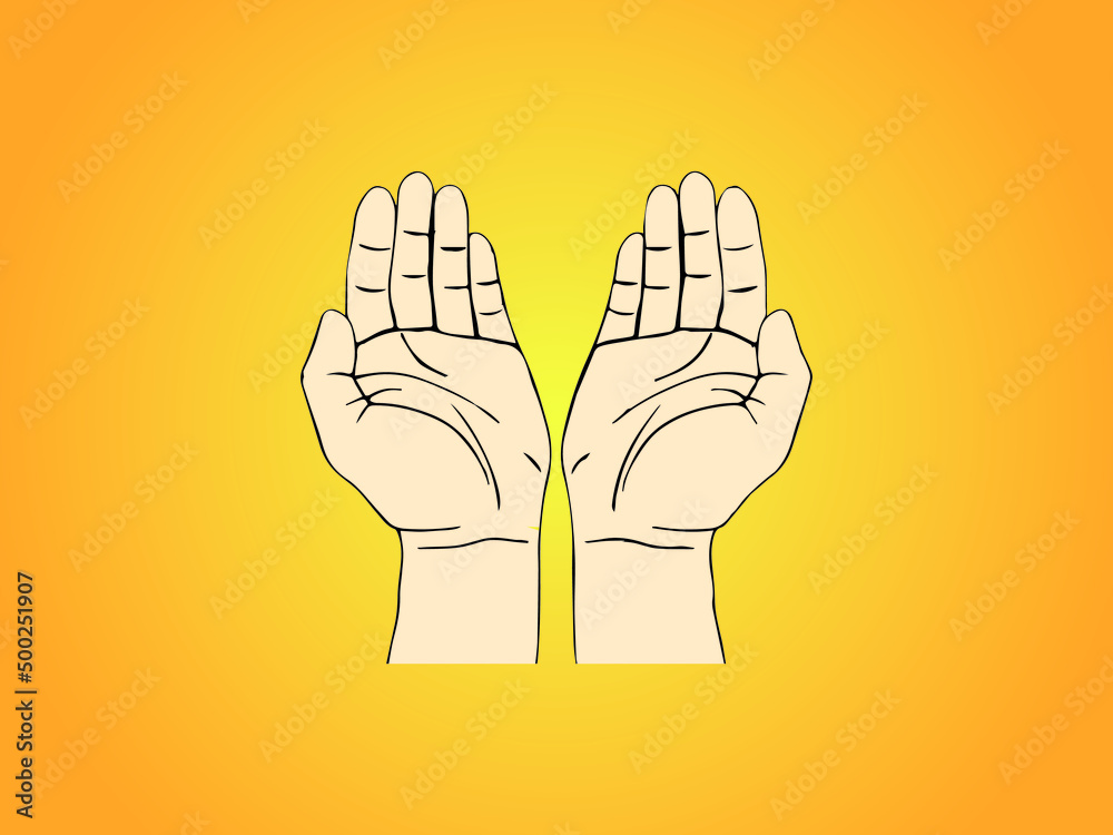 Praying Hands Vector Clipart, Pray To The Creator, God Please Help Us 