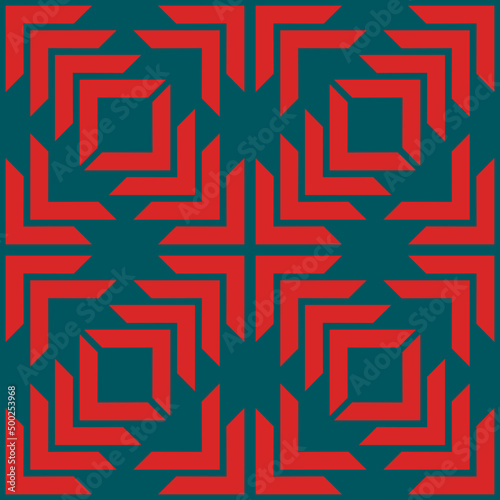 asian ethnic geometric pattern